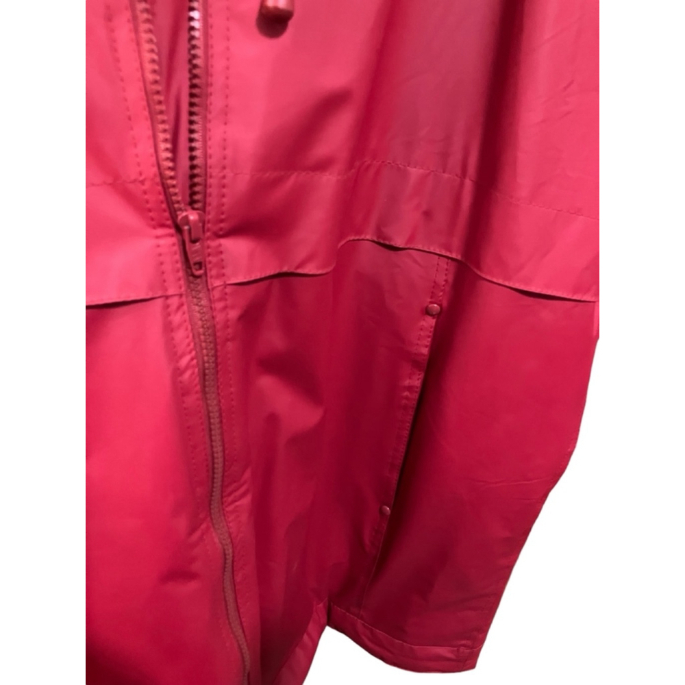 Misty Harbor Red Slicker Hooded Lined Raincoat XL - Picture 9 of 10